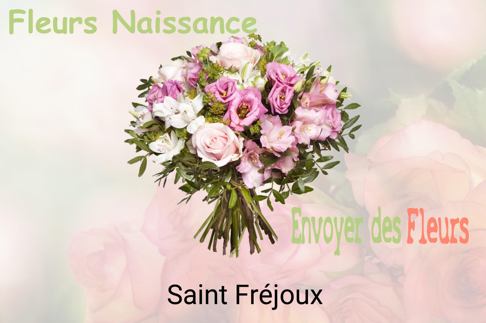 Bouquet de fleurs de naissance livré à Saint-Fréjoux